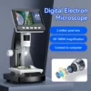 Coin Microscope,LCD Digital Microscope with Stage, Coin Magnifier with 8 Adjustable LED Lights,10.92 cm Poket Minimicroscope for Error Coins,PC View Compatible with Windows - Image 6